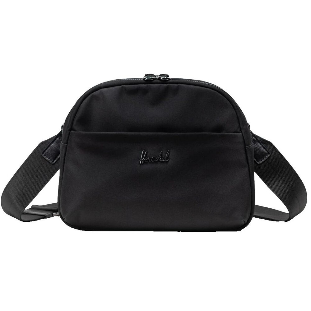 Herschel Supply Co. Thalia Crossbody Bag Black Zip Closure Front Pocket NEW